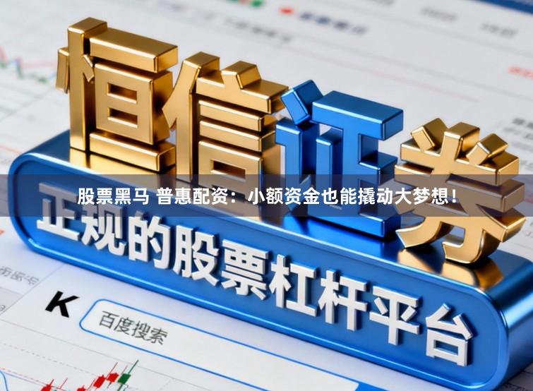 股票黑马 普惠配资：小额资金也能撬动大梦想！