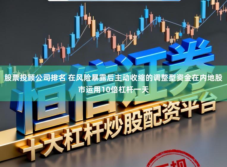 股票投顾公司排名 在风险暴露后主动收缩的调整型资金在内地股市运用10倍杠杆一天