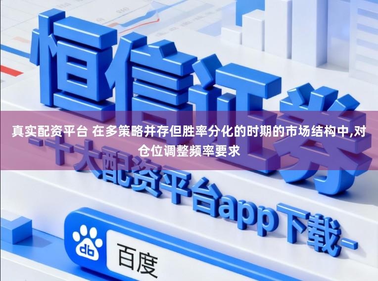 真实配资平台 在多策略并存但胜率分化的时期的市场结构中，对仓位调整频率要求
